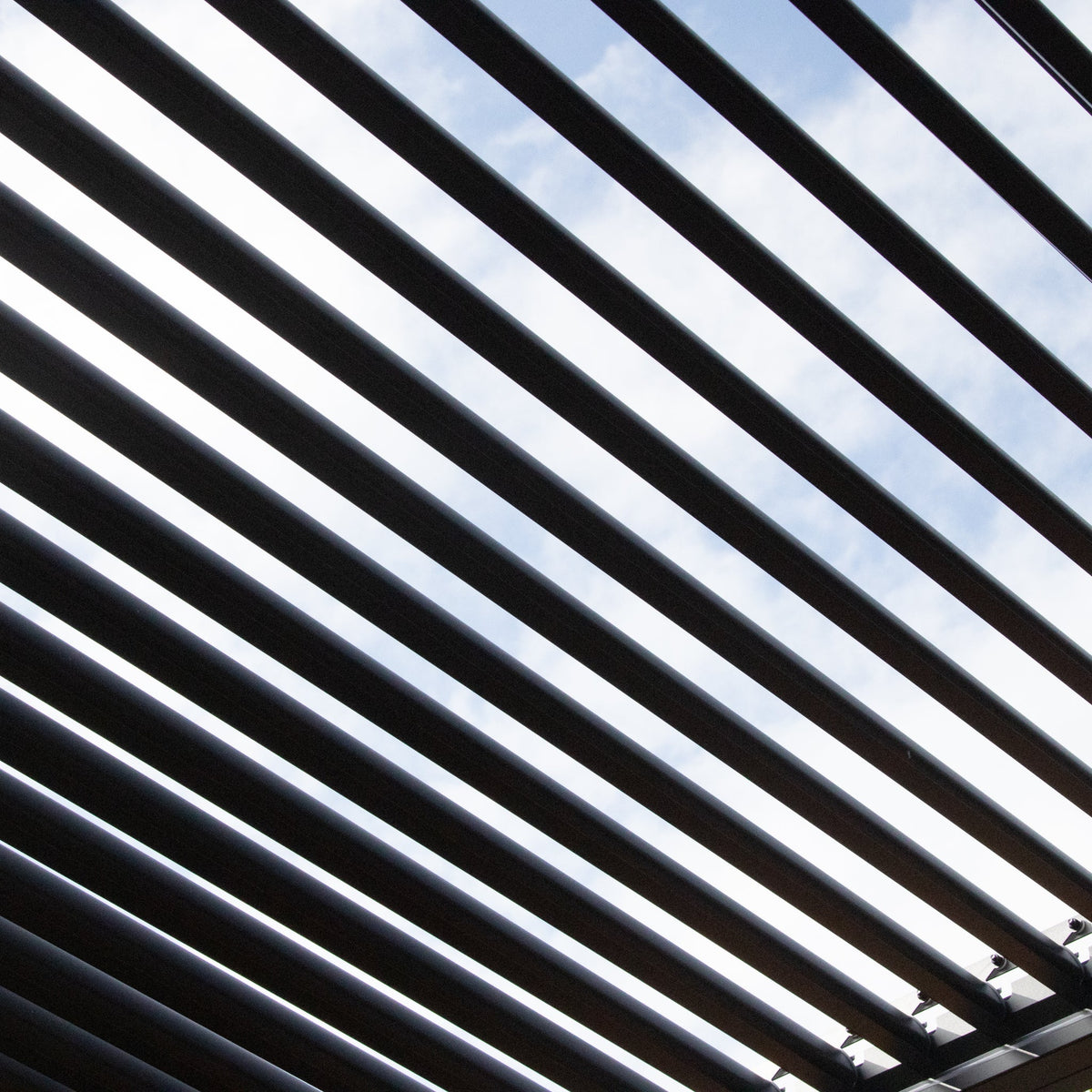 PergoSTET Plus Frame Only 3m x 4m Rectangular Pergola with LED Lighting in Grey