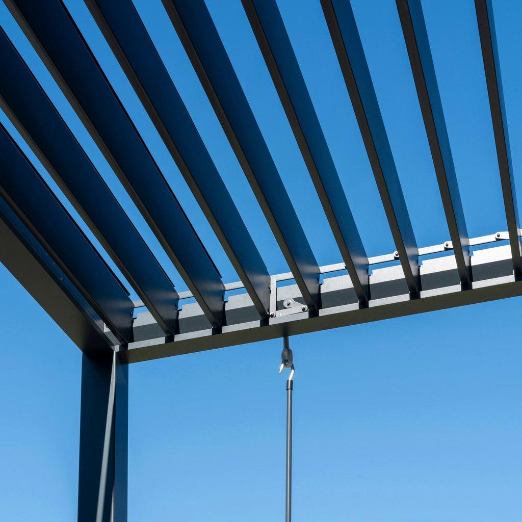 PergoSTET Lite 3m x 4m Metal Rectangular Pergola in Grey