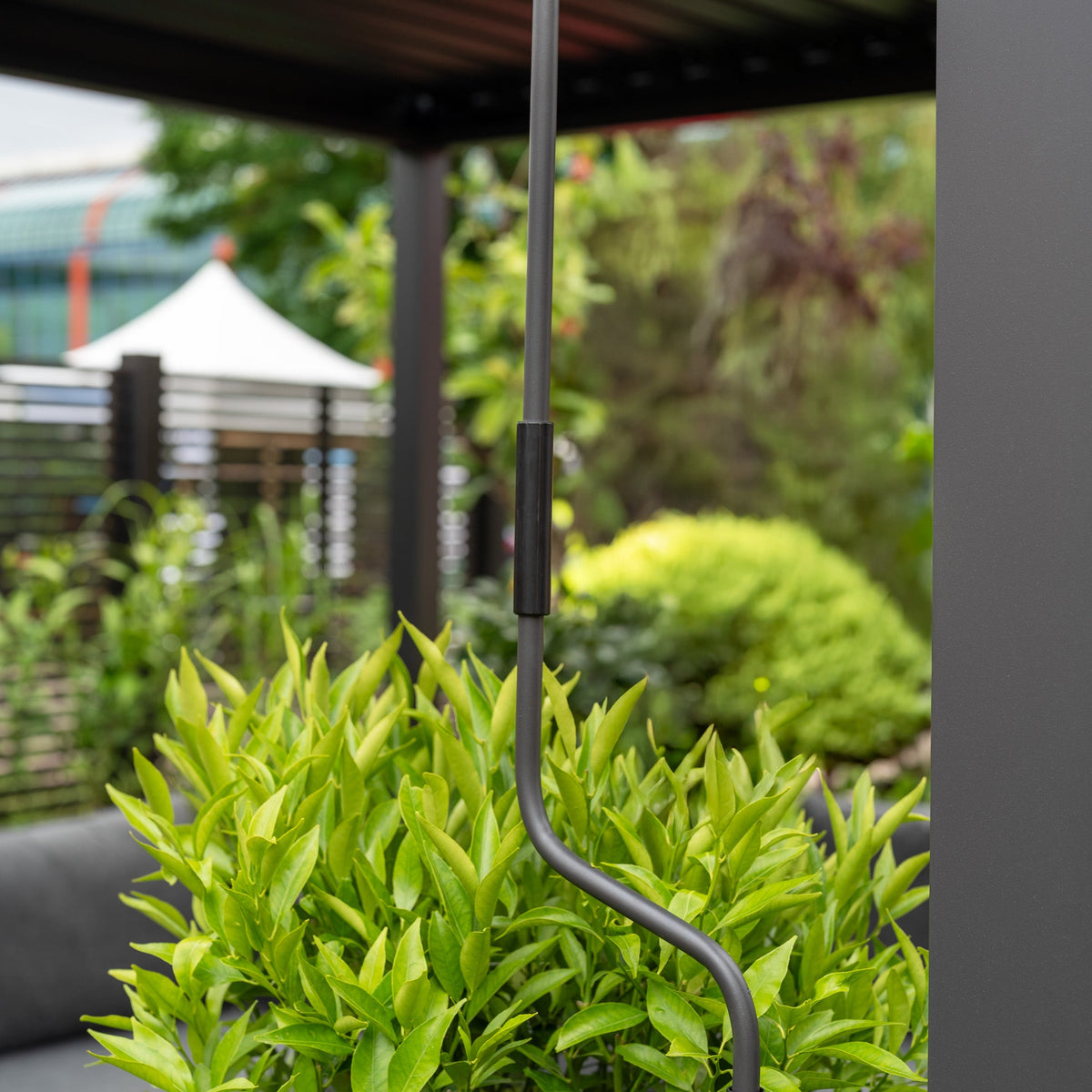 PergoSTET Lite Neo 3m x 6m Metal Rectangular Pergola in Grey